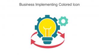 Business Implementing Colored Icon In Powerpoint Pptx Png And Editable Eps Format