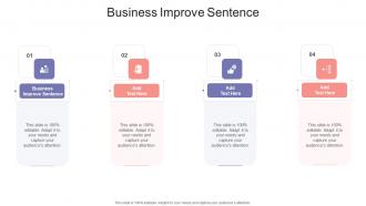 Business Improve Sentence In Powerpoint And Google Slides Cpb