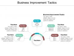 Business improvement tactics ppt powerpoint presentation file pictures cpb