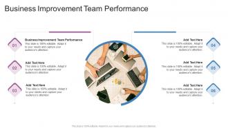 Business Improvement Team Performance In Powerpoint And Google Slides Cpb