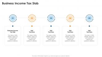 Business Income Tax Slab In Powerpoint And Google Slides Cpb