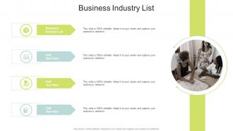 Business Industry List In Powerpoint And Google Slides Cpb