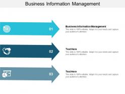 Business information management ppt powerpoint presentation layouts graphics pictures cpb