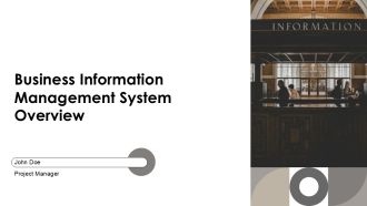 Business Information Management System Overview PPT Outline AT