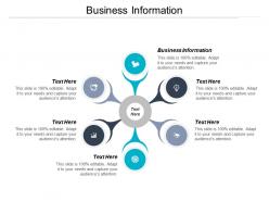 Business information ppt powerpoint presentation gallery graphics download cpb