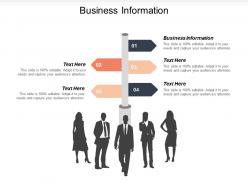 Business information ppt powerpoint presentation icon graphics tutorials cpb
