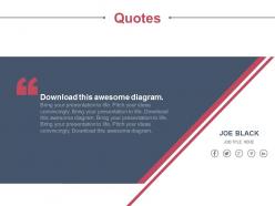 Business Information Quotes With Social Media Icons Powerpoint Slides