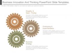 Business Innovation And Thinking Powerpoint Slide Templates