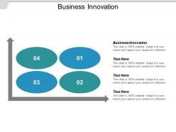 Business innovation ppt powerpoint presentation file maker cpb