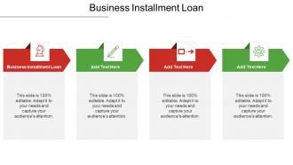 Business Installment Loan Ppt Powerpoint Presentation Gallery Guidelines Cpb