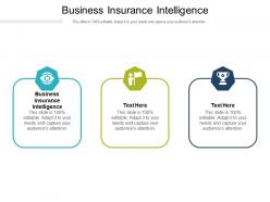 Business insurance intelligence ppt powerpoint presentation pictures maker cpb