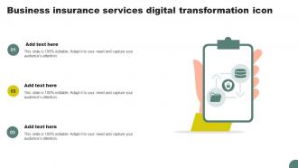 Business Insurance Services Digital Transformation Icon