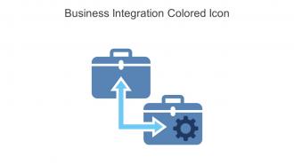 Business Integration Colored Icon In Powerpoint Pptx Png And Editable Eps Format