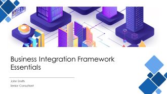 Business Integration Framework Essentials PPT Template AT