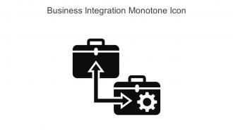 Integration Monotone Icon - Slide Team