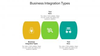 Business integration types ppt powerpoint presentation file graphics template cpb
