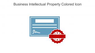 Business Intellectual Property Colored Icon In Powerpoint Pptx Png And Editable Eps Format