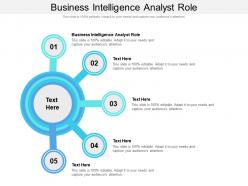 Business intelligence analyst role ppt powerpoint presentation inspiration deck cpb