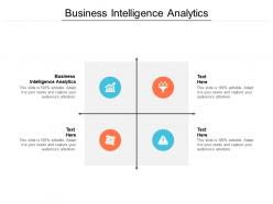 Business intelligence analytics ppt powerpoint presentation file vector cpb