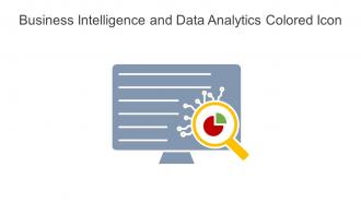 Business Intelligence And Data Analytics Colored Icon In Powerpoint Pptx Png And Editable Eps Format