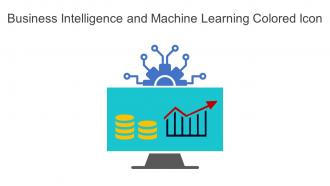Business Intelligence And Machine Learning Colored Icon In Powerpoint Pptx Png And Editable Eps Format