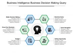 Business Intelligence Business Decision Making Query