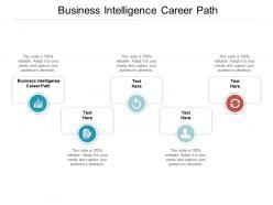 Business intelligence career path ppt powerpoint presentation infographic template vector cpb
