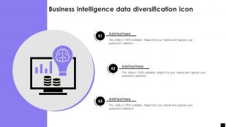 Business Intelligence Data Diversification Icon