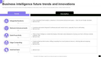 Business Intelligence Future Trends And Innovations