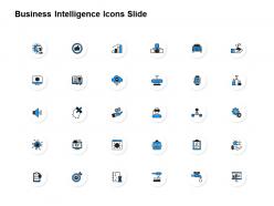 Business Intelligence Icons Slide Achievements Ppt Powerpoint Slides