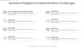 Business Intelligence Implementation Challenges In Powerpoint And Google Slides Cpb