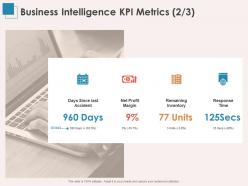 Business intelligence kpi metrics margin ppt powerpoint presentation templates