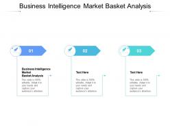 Business intelligence market basket analysis ppt powerpoint presentation model examples cpb