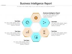 Business intelligence report ppt powerpoint presentation styles visual aids cpb