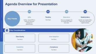 Business Intelligence Roadmap Kpis And Execution PPT Template AT Unique Best