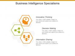 Business intelligence specialisms example ppt presentation