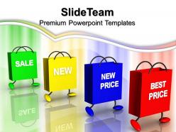 Business intelligence strategy and prices shopping carry sale ppt presentation powerpoint