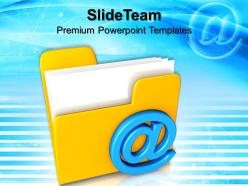 Business intelligence strategy templates mail folder internet success ppt themes powerpoint