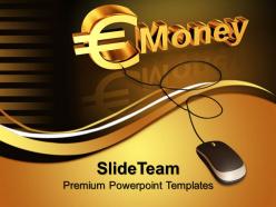 Business intelligence strategy templates money sign with mouse ppt designs powerpoint