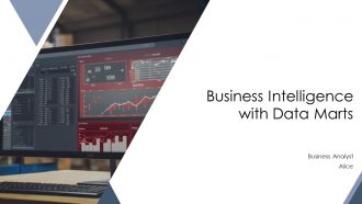 Business Intelligence With Data Marts PPT Template AT