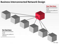 Business interconnected network design ppt powerpoint slides