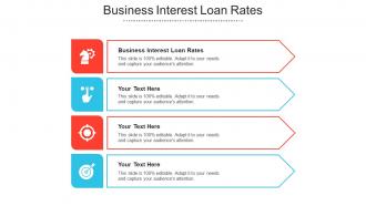Business Interest Loan Rates Ppt Powerpoint Presentation Summary Maker Cpb