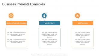 Business Interests Examples In Powerpoint And Google Slides Cpb