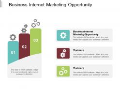 Business internet marketing opportunity ppt powerpoint presentation ideas grid cpb