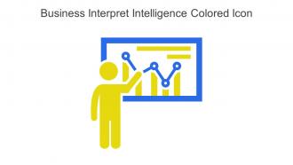 Business Interpret Intelligence Colored Icon In Powerpoint Pptx Png And Editable Eps Format