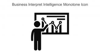Business Interpret Intelligence Monotone Icon In Powerpoint Pptx Png And Editable Eps Format