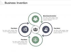 Business invention ppt powerpoint presentation gallery templates cpb