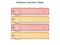 Business inventions ideas ppt powerpoint presentation infographics shapes cpb