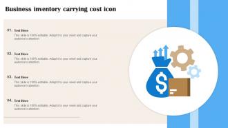Business Inventory Carrying Cost Icon