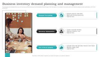 Business Inventory Demand Planning And Management